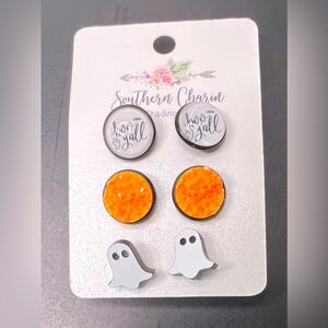 Southern Charm Halloween Earrings Set | Ghost | Spooky Season | Holiday | Fun